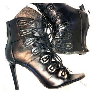 NINE WEST STRAP HEELS